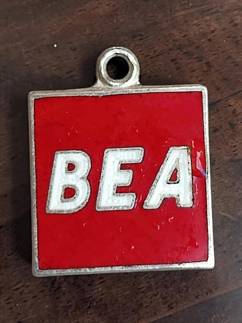 Vintage Sterling 1960s British European Airways Stewardess Charm